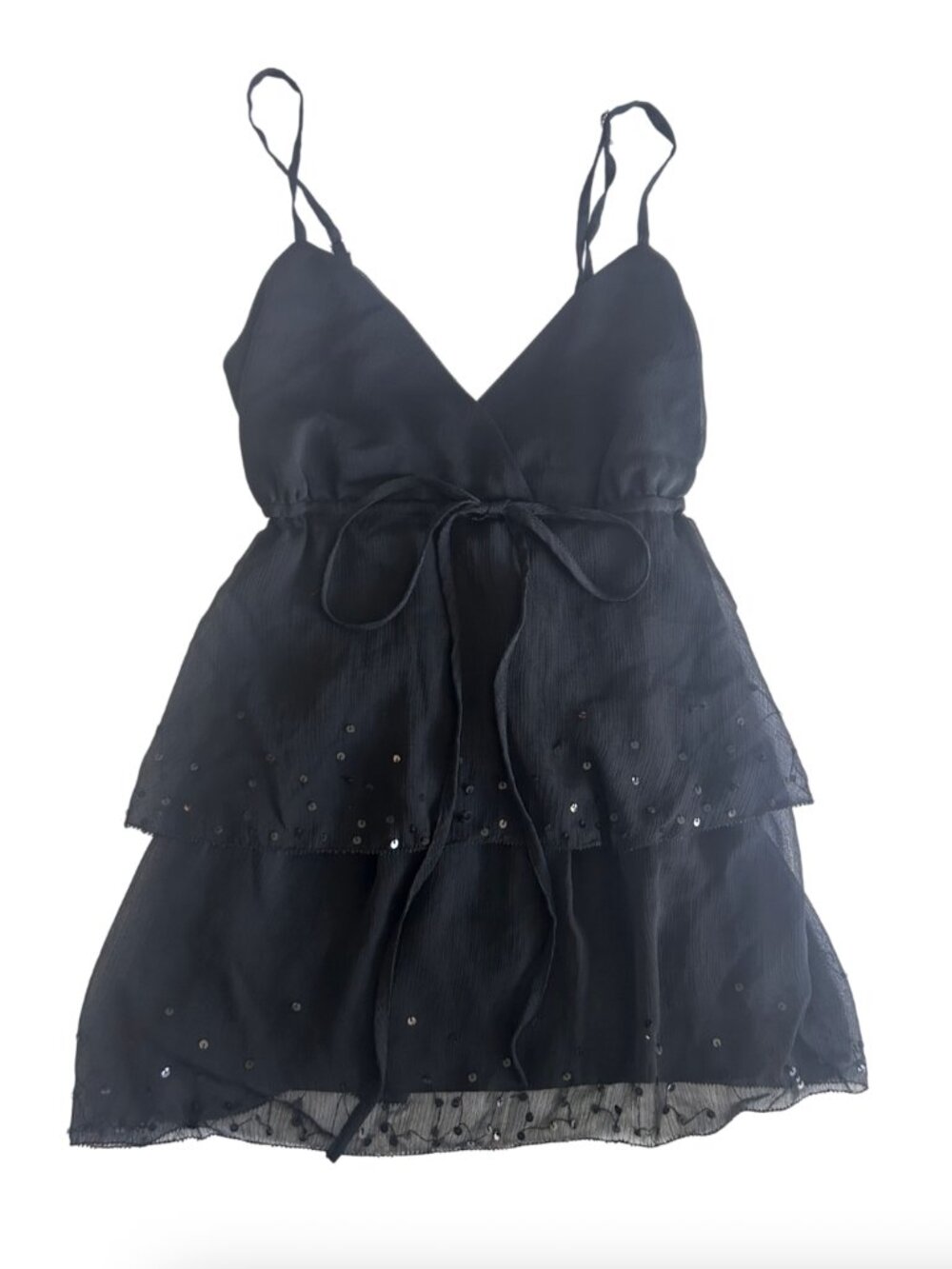 Y2K Old Navy Tank with Sequins Medium